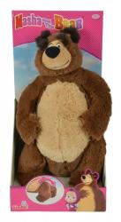 Simba Toys Mása és a medve - Plüss medve mozgatható lábakkal 43cm