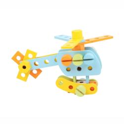 Bigjigs Toys Set De Construit Lemn 51 Piese (849)