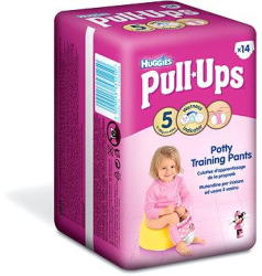 Huggies Pull-Ups 5 lányoknak 11-18 kg 14 db