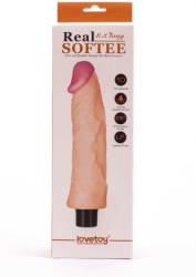 Lovetoy Real Softee (3) 8,3" élethű, eres vízálló vibrátor 22 cm