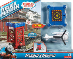 Mattel Fisher-Price Thomas Track Master Harold mentőállomása (DFM65)