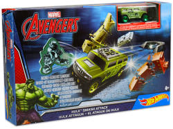 Mattel Hot Wheels - Marvel - Hulk zúzógép pálya (DKT27-H)