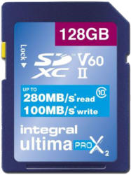 Integral microSDXC 128GB UHS-II INSDX128G-280/100U2