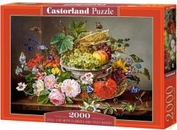 Castorland Csendélet virágokkal és gyümölcsökkel 2000 db-os (200658)