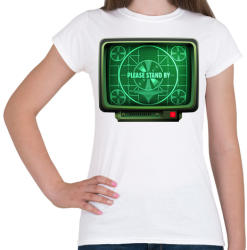 printfashion Stand by - Női póló - Fehér (501306)