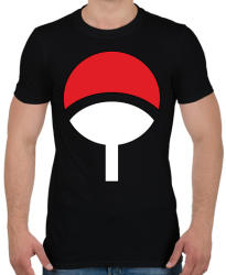 printfashion Uchiha cimer - Férfi póló - Fekete (499992)