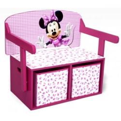 Delta Children Mobilier 2 In 1 Pentru Depozitare Jucarii - Disney Minnie Mouse TB84865MN