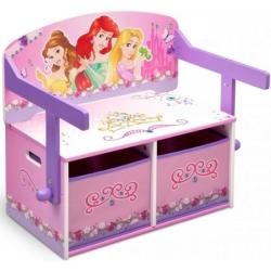 Delta Children Mobilier 2 In 1 Pentru Depozitare Jucarii - Disney Princess TB84562PS