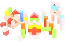 Bigjigs Toys Cuburi Colorate Pentru Construit (BB067)