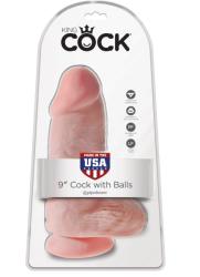 Pipedream King Cock - 9" Chubby Cock with Balls