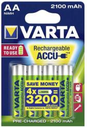 VARTA AA 2100mAh 3+1 db Ready2use tölthetõ elem, akkumulátor (56706101494)