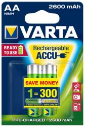 VARTA AA 2600mAh 2db Ready 2 Use tölthetõ elem, akkumulátor (5716101402)