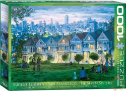 EUROGRAPHICS Eugene Lushpin - The Seven Sisters, San Francisco 1000 db-os (6000-0958)