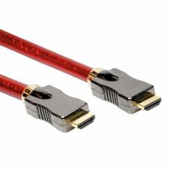 Roline 11.04. 5903A HDMI (apa - apa) kábel 3m - Piros (11.04.5903A)