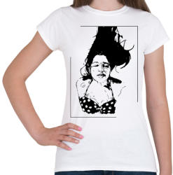 printfashion Lebegés - Női póló - Fehér (518623)