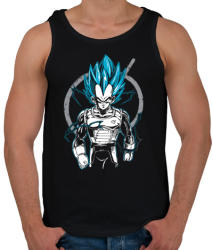 printfashion Super Saiyan GOD Vegeta - Férfi atléta - Fekete (521392)