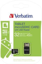 Verbatim microSDHC 32GB C10/U1/UHS-I 44059