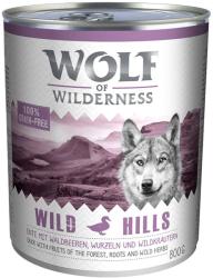 Wolf of Wilderness Wild Hills 6x800 g
