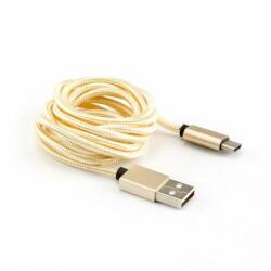 SBOX USB-TYPEC-15G kábel M/M-1M, arany