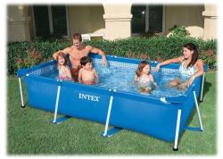  Családi fémvázas medence 260x160x65cm INTEX 28271