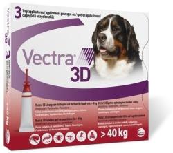 Ceva Vectra 3D pipete antiparazitare pentru caini peste 40 kg (3 pipete)