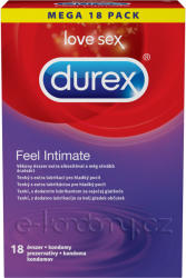 Durex Feel Intimate (Elite) vékonyfalú óvszer 18 db