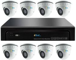 e-Sol Kit Supraveghere Video Esol EN208/N-8(D)20, NVR 8 canale + 8 Camere Video (EN208/N-8(D)20)