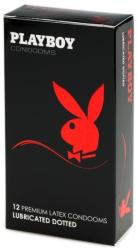 Playboy Condoms Dotted pontozott felületű óvszer 12 db