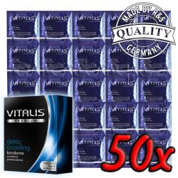 Vitalis Delay & Cooling késleltetős óvszer, hűsítő hatással 50 db