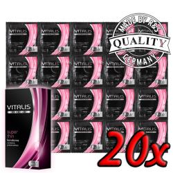 Vitalis Super Thin extra vékony óvszer 20 db