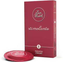 Love Match Stimulating redőzött óvszer 6 db