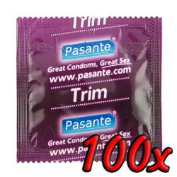Pasante Trim szűkített fazonú óvszer 100 db