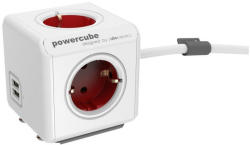 allocacoc PowerCube Extended + 2 USB 1,5 m (2402RD)