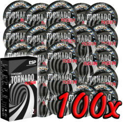 ESP Condoms Tornado Passion XL méretű óvszer 100 db