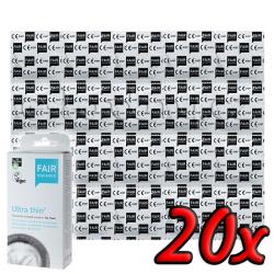 Fair Squared Ultra Thin vegán óvszer 20 db
