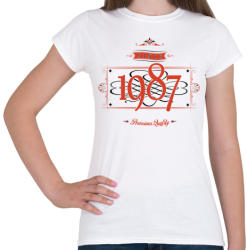 printfashion since-1987-red-black - Női póló - Fehér (531172)