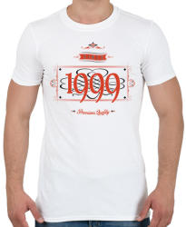 printfashion since-1999-red-black - Férfi póló - Fehér (532818)