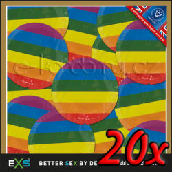 EXS Condoms Rainbow Flag 20 db
