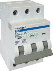 Tracon Electric Siguranţă automată, 3 poli, curba caracteristică B 16A, B, 3P, 10kA (3B-16)