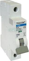 Tracon Electric Siguranţă automată, 1 pol, curba caracteristică B 1A, B, 1P, 10kA (1B-1)