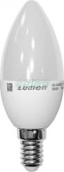 Lumen Bec Power Led Lumanare E14 5W Mat Alb Rece 6200k 230V (06-7325-rece)