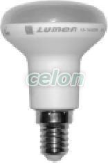 Lumen Bec Power Led R50 E14 5W R50 Alb Rece 6200k 230V (13-143250)