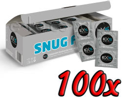 EXS Condoms Snug Fit szűkebb méretű óvszer 100 db