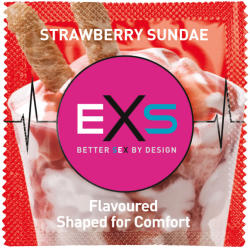 EXS Condoms Strawberry Sundae 1 db