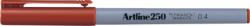 Artline Permanent marker ARTLINE 250, corp plastic, varf rotund 0.4mm - maro (EK-250-BR) - viamond