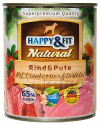 Happy&Fit Happy & Fit Rind & Pute 6x800g