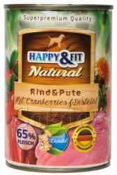 Happy&Fit Happy & Fit Rind & Pute 6x400g