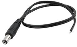  Конектор 5.5x2.1mm DC- за LED Контролер-10см кабел (373)