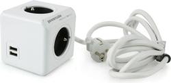 allocacoc PowerCube Extended + USB 3 m (2404)