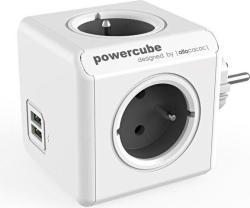 allocacoc PowerCube Original 4 Plug + 2 USB (2202GY)